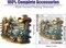Boot & Cowboy Hat 5D Diamond Painting Kits for Adults – Farm Flowers, Full Drill DIY Diamond Art for Home Wall Decor 12x12 Inches